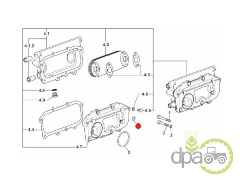 Oring termoflot Lamborghini 2.1539.048.0