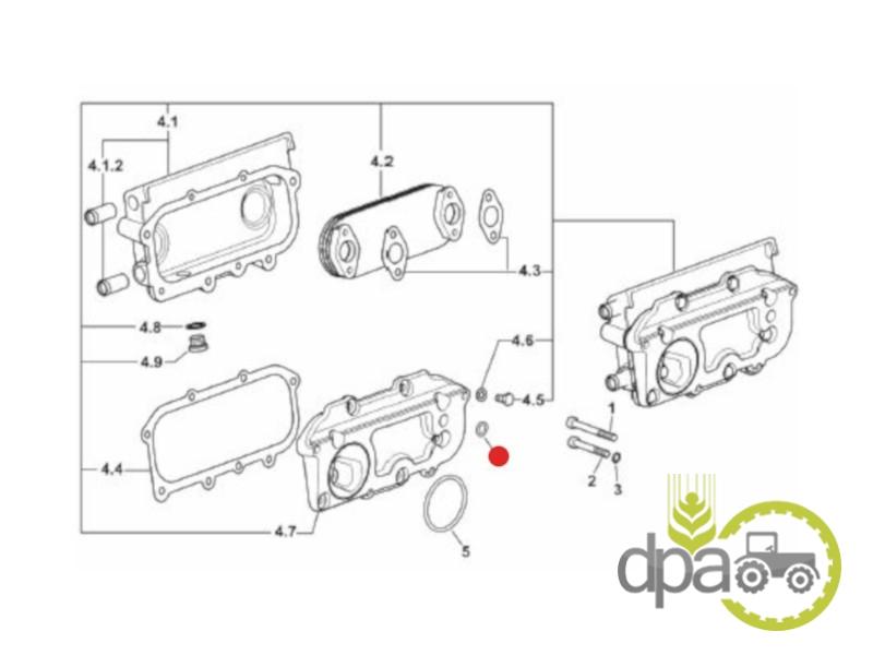Oring termoflot Lamborghini 2.1539.048.0