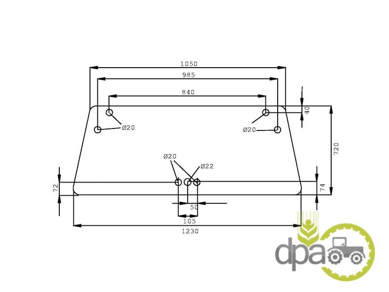 Parbriz Deutz 04352405