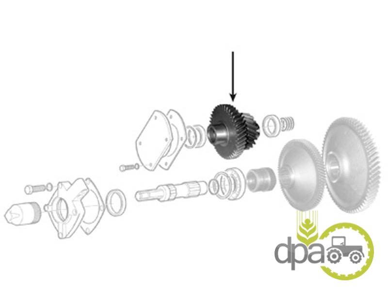Pinion cuplaj priza putere New Holland E0NN745AA