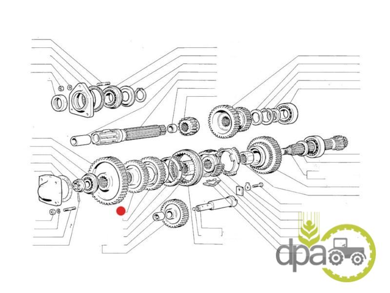Pinion cutie viteza Fiat 584899