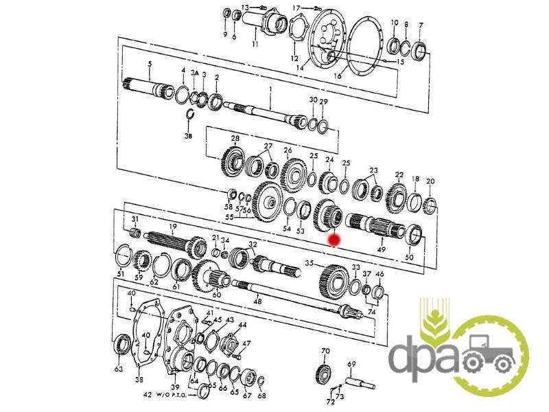 Pinion cutie viteza Ford C5NN7113D