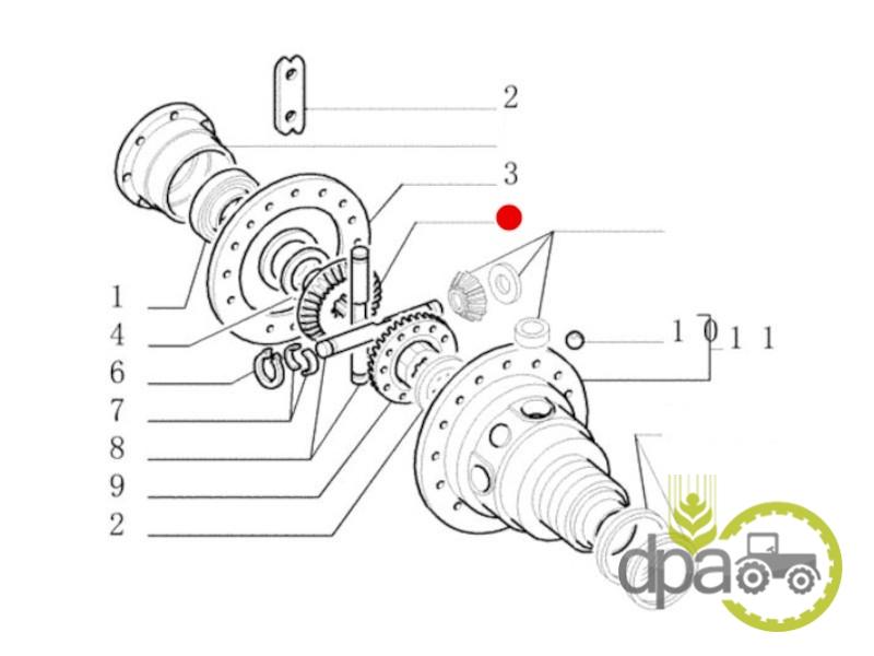 Pinion diferential spate Ford 5125750