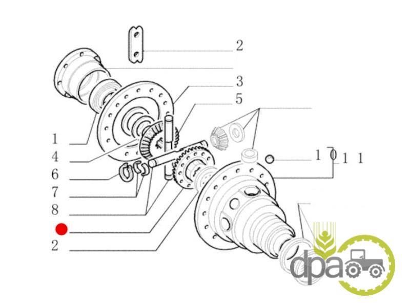Pinion diferential spate Ford 5125751