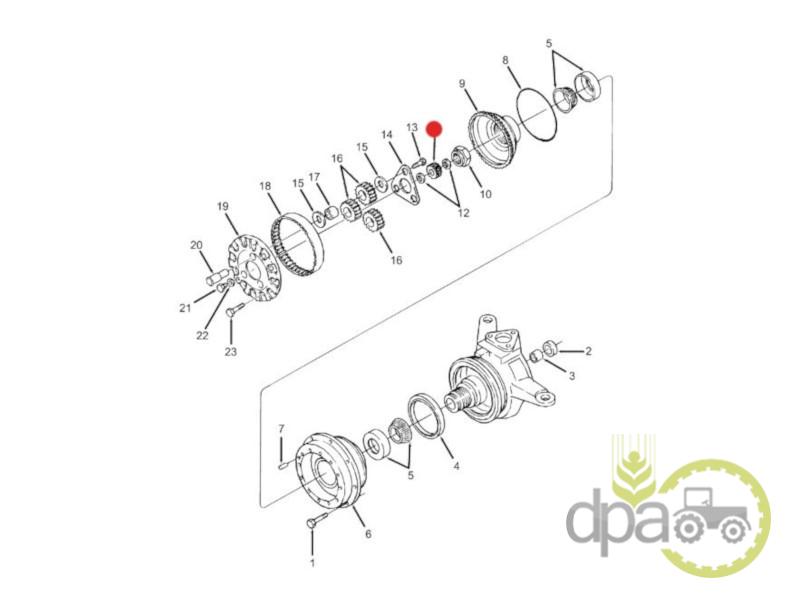 Pinion planetar fata Fiat 5145501
