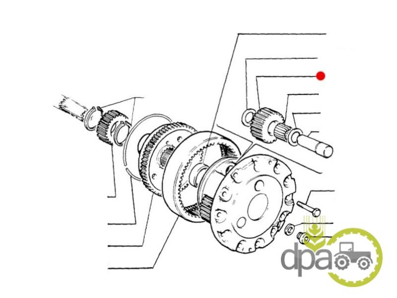 Pinion satelit fata Fiat 4998019