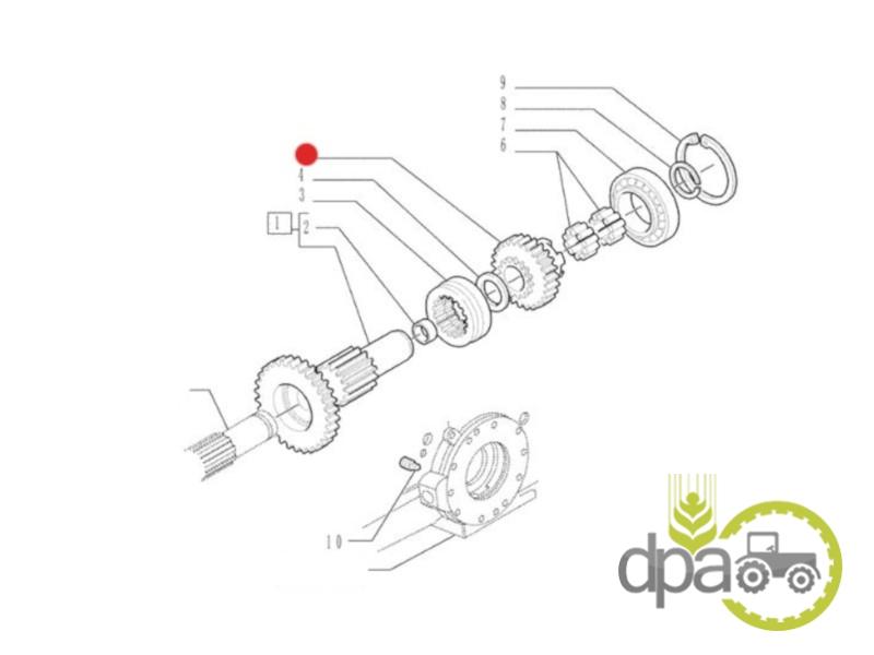 Pinion transmisie Case IH 5131169