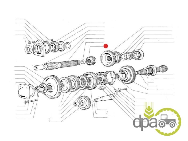 Pinion transmisie Fiat 583546