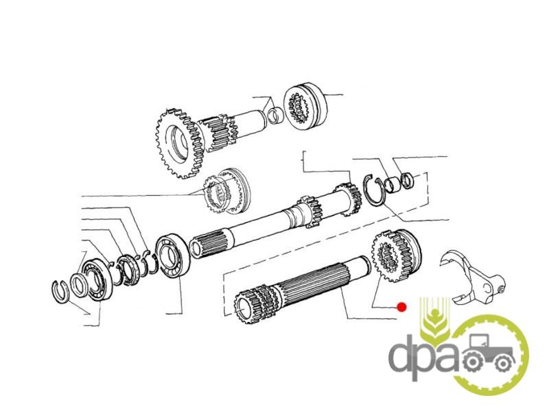 Pinion transmisie z35 Fiat 87569324