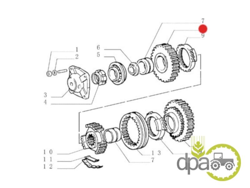Pinion viteza 4 z34 Fiat 5125808