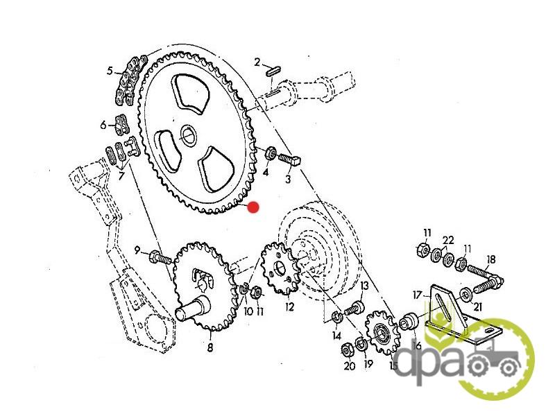 Pinion z63 John Deere Z10025