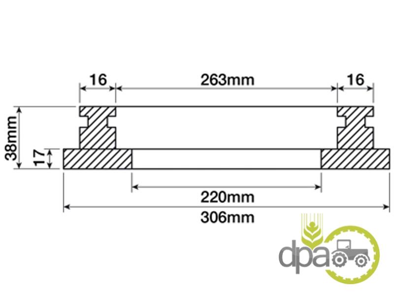 Piston frana John Deere L31016