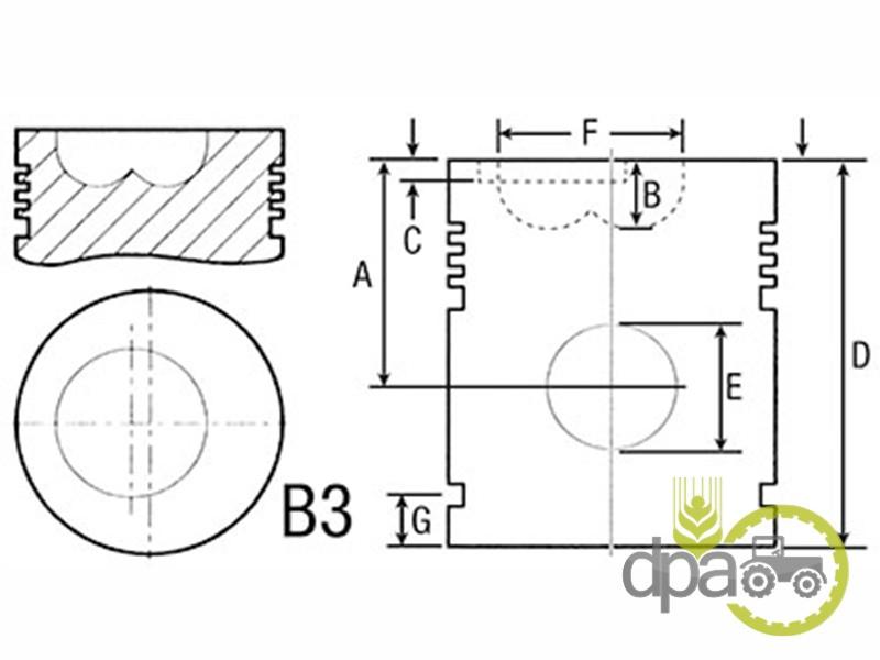 Piston motor Fiat 33-253