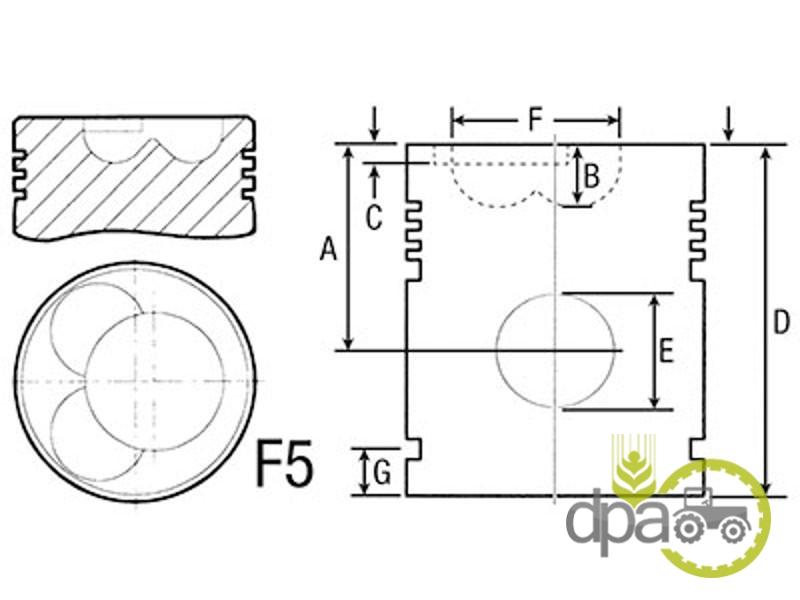 Piston motor David Brown B3383