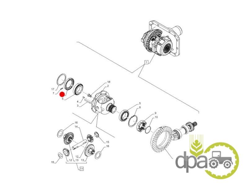 Piulita diferential fata Ford 4996750