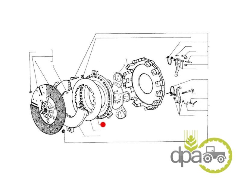 Placa presiune intermediara Fiat 9960008