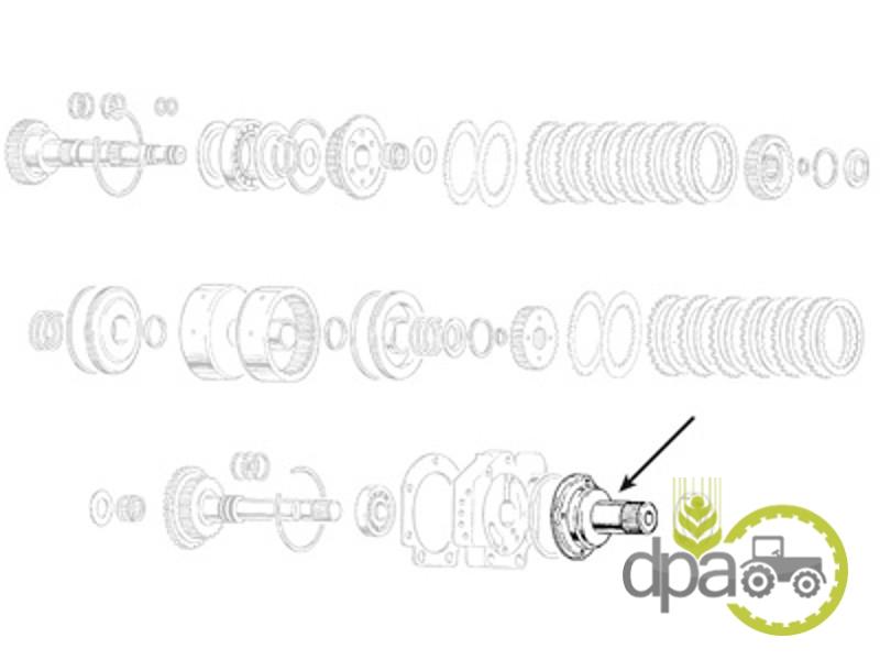 Pompa ulei transmisie Massey Ferguson 136353