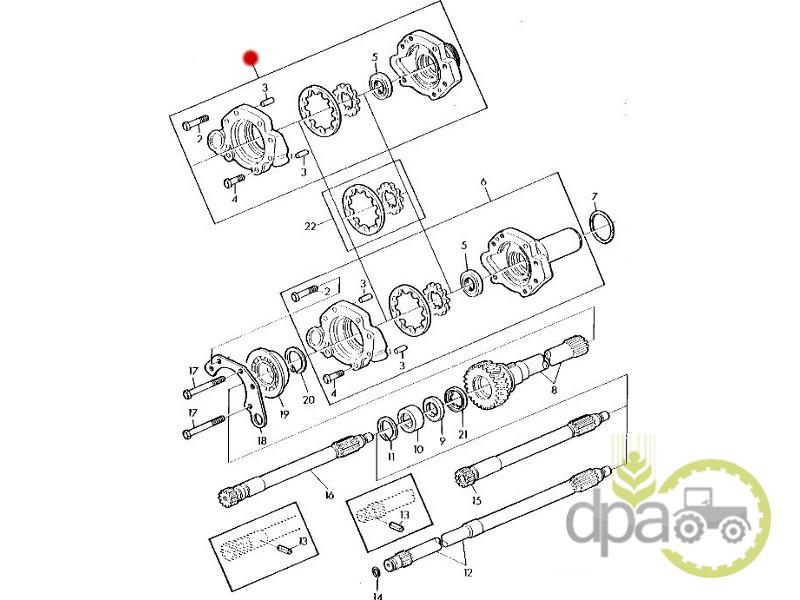 Pompa ulei transmisie john deere AL68091