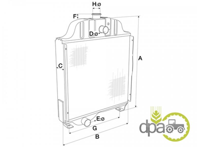 Radiator Fiat 5106827