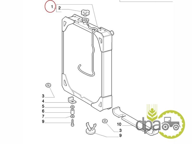 Radiator Fiat 5106827