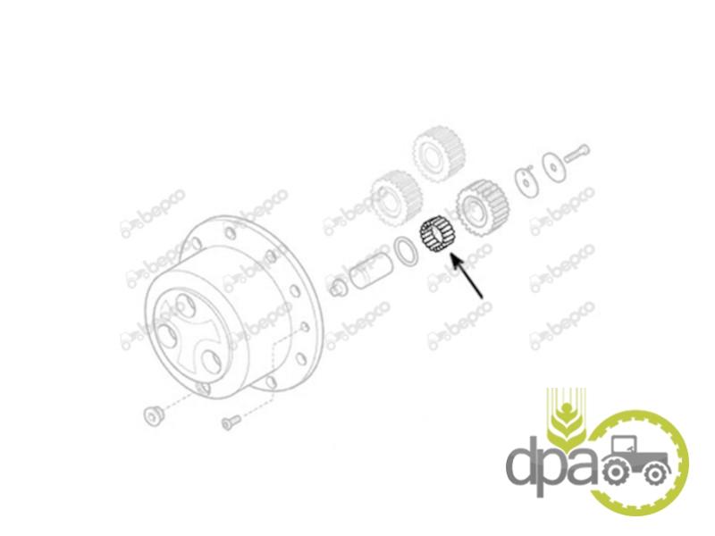 Rola rulment reductor fata john deere CI28370