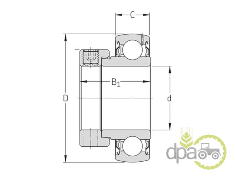 Rulment 30x62x16 SA206