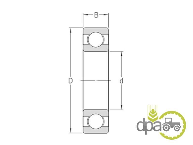 Rulment 35x62x14 60072RS