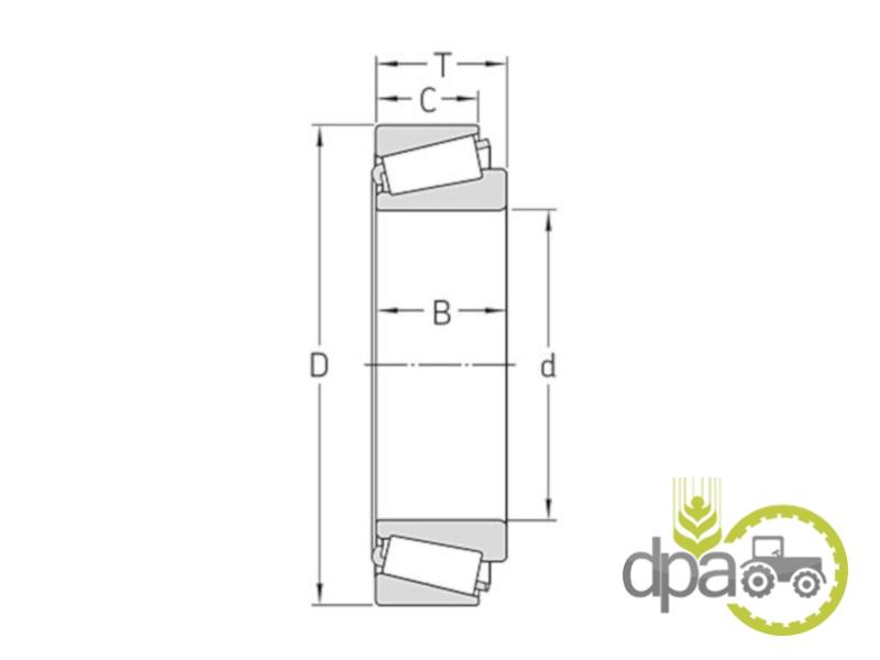Rulment 80x140x28.25 30216