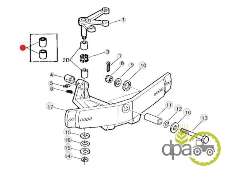 Rulment punte fata John Deere JD9910