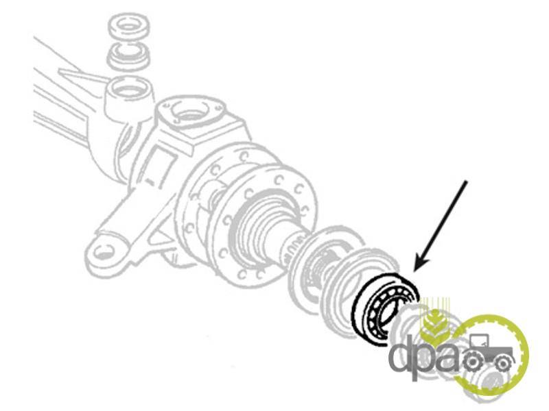 Rulment roata fata Fiat 24903450
