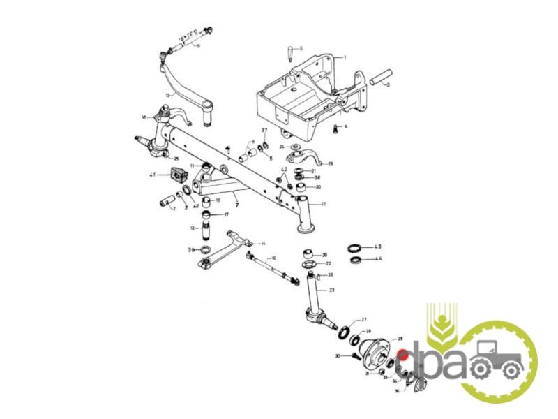 Rulment roata fata Fendt 714527R91