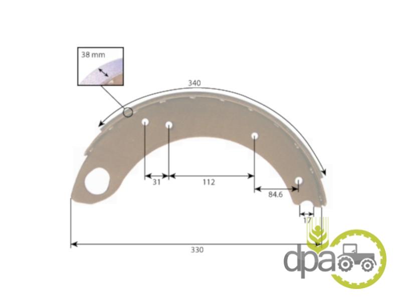 Sabot frana Ford D9NN2218AA