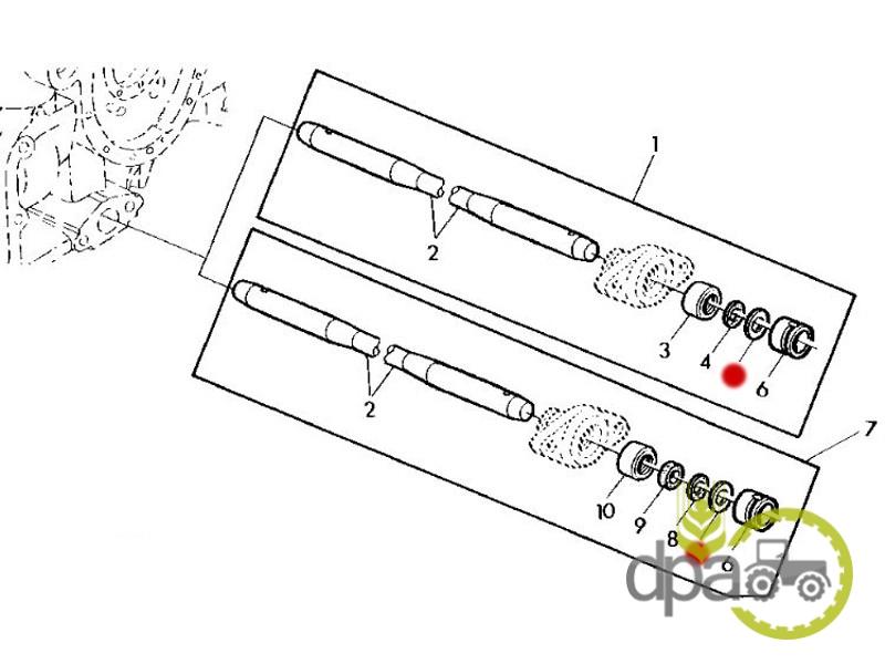 Saiba ax ridicare hidraulica John Deere L41154