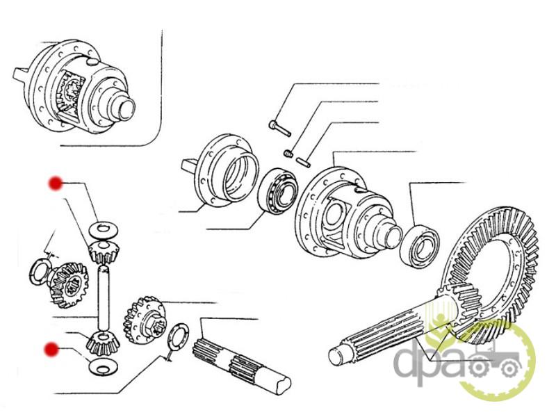Saiba pinion diferential spate Fiat 4993654