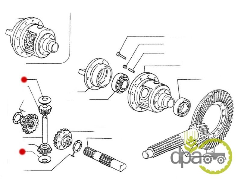 Saiba pinion diferential spate Fiat 4993654