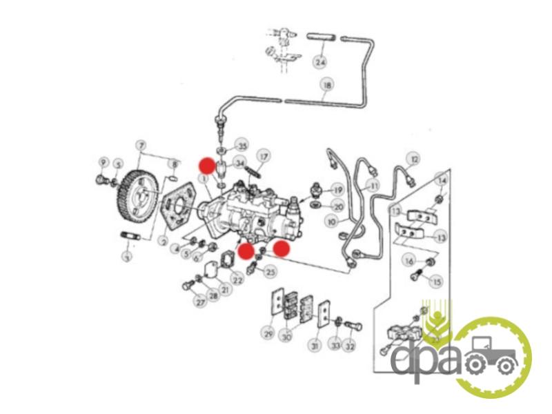 Saiba pompa injectie John Deere CD16374
