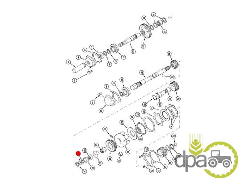 Segment priza putere Case IH 88574C1