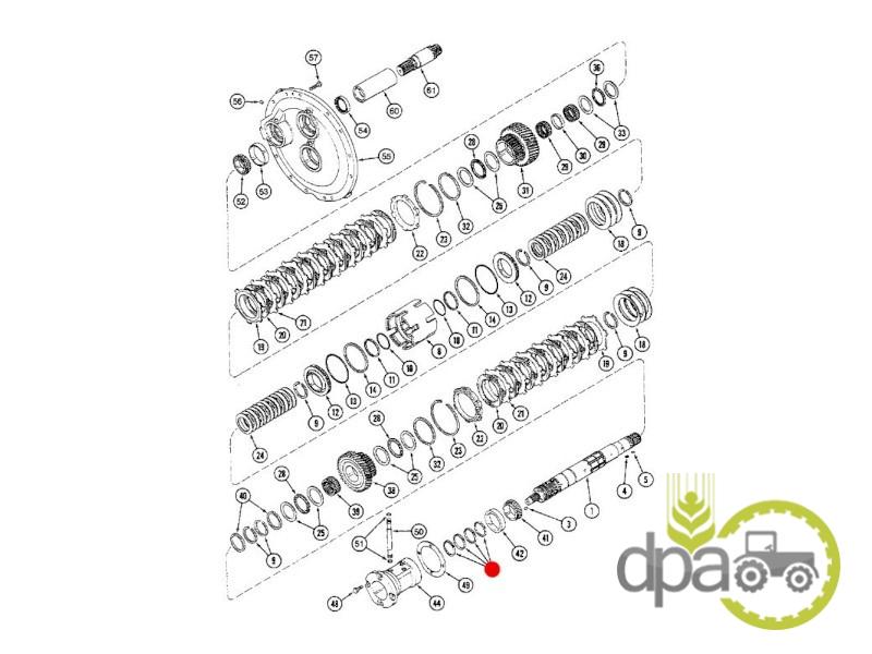 Segment transmisie Case IH 1286026C1