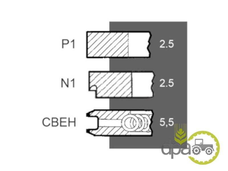 Segmenti motor Fiat 1900730