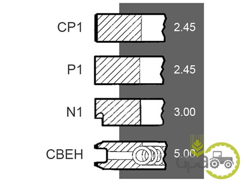 Segmenti motor r1 Same 031100534