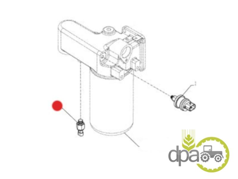Senzor temperatura ulei hidraulic Case IH 87564694