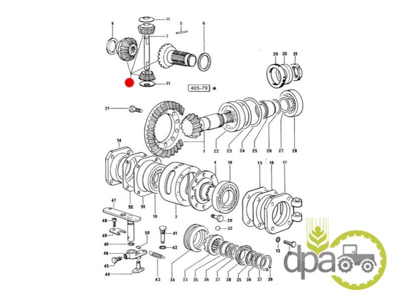 Set pinioane diferential fata Same 0.275.4622.3