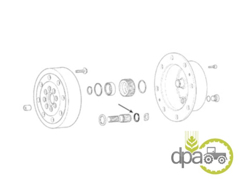 Siguranta pinion planetar fata Case IH 933113R1