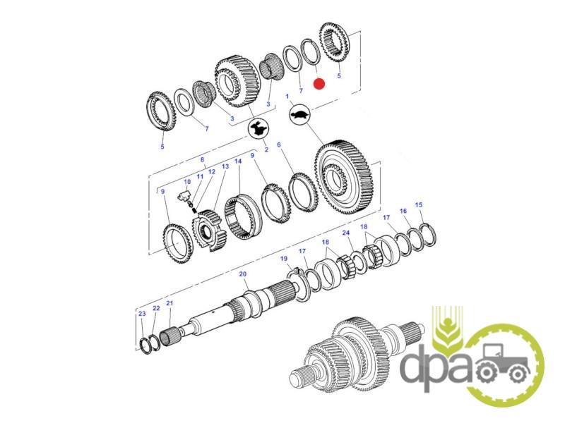 Siguranta transmisie Massey Ferguson 3386987M1