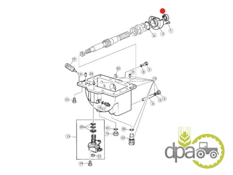Simering ambreiaj punte fata John Deere RE33083