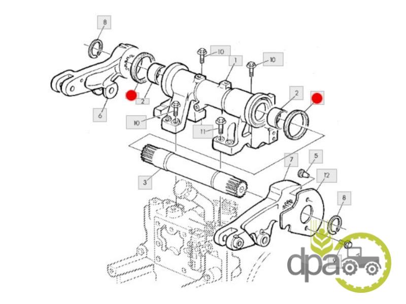 Simering ax ridicare hidraulica John Deere R127199