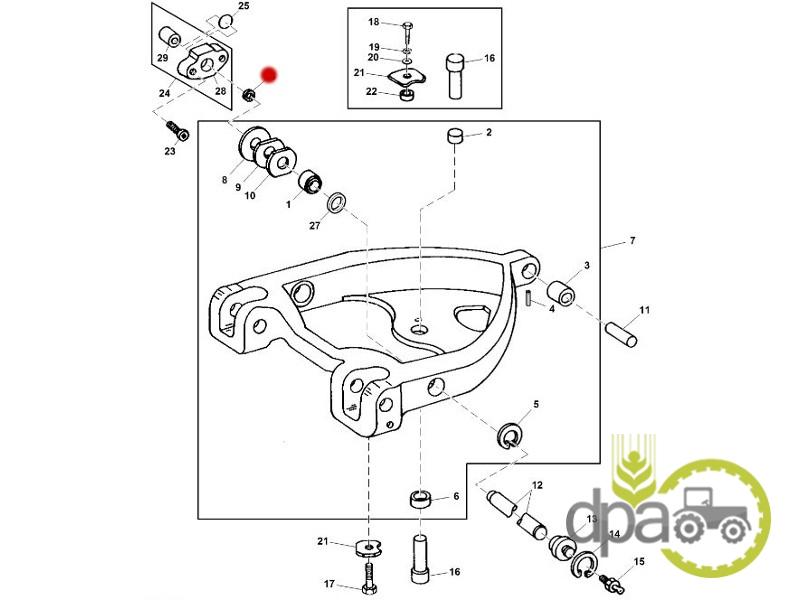 Simering ax ridicare hidraulica John Deere R336625