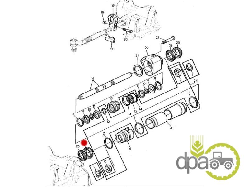 Simering cilindru directie john deere L41164