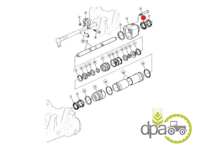 Simering cilindru directie John Deere L41317