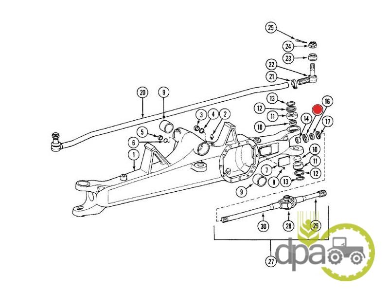 Simering planetara fata Case IH 0.900.1450.9